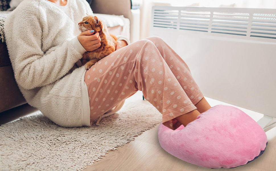 Calentador antiestrés para pies